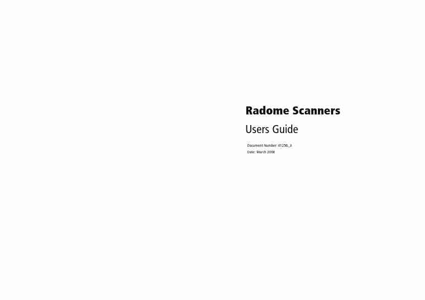 Raymarine Scanner Radome Scanners-page_pdf